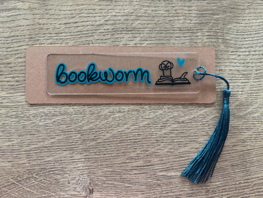 Bookworm Bookmark with Tassel