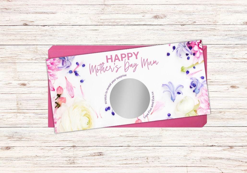 Personalised Mother’s Day Scratch Voucher
