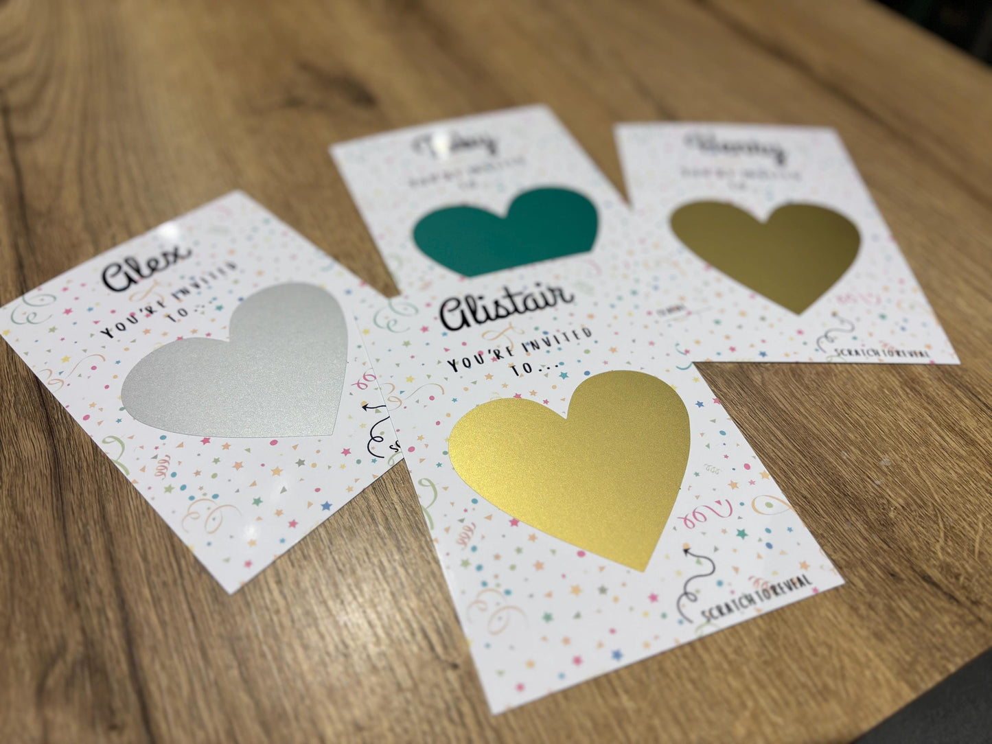 Personalised Birthday Scratch Card