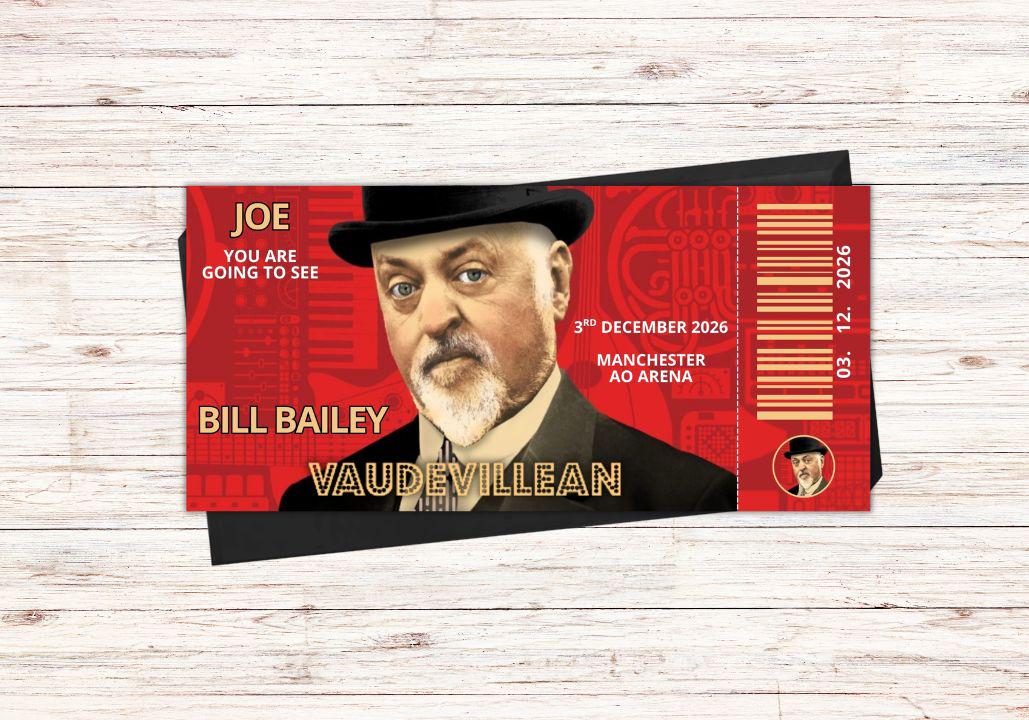 Bill Bailey Comedy Show Ticket Gift Voucher