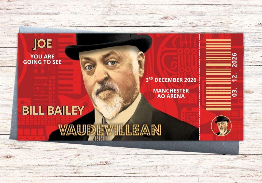 Bill Bailey Comedy Show Ticket Gift Voucher