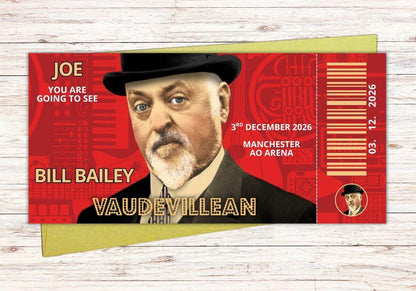 Bill Bailey Comedy Show Ticket Gift Voucher