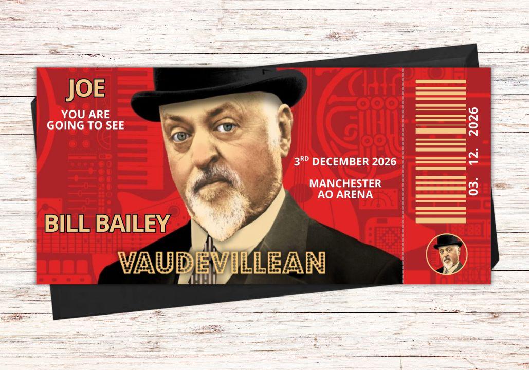 Bill Bailey Comedy Show Ticket Gift Voucher