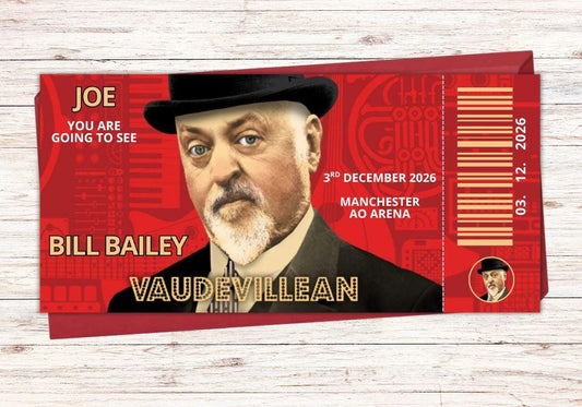 Bill Bailey Comedy Show Ticket Gift Voucher