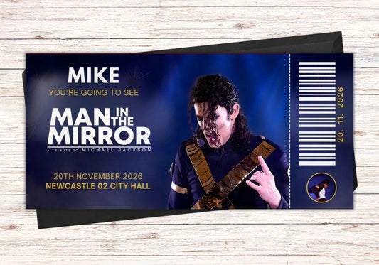 Man In The Mirror | Michael Jackson Personalised Concert Voucher
