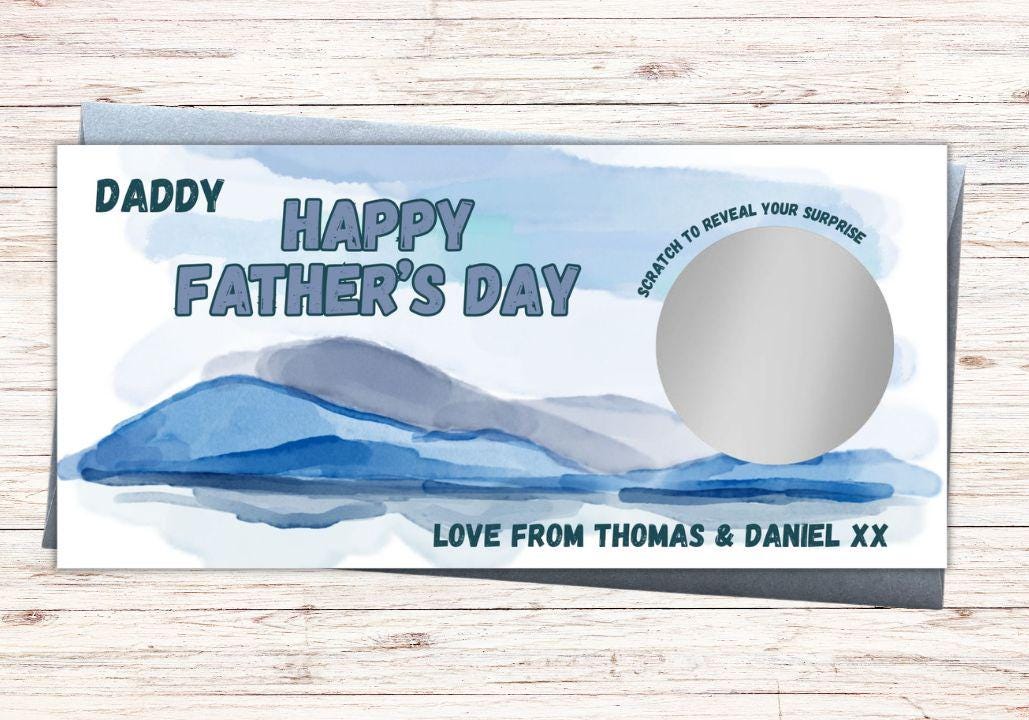 Father's Day Card | Personalised Voucher