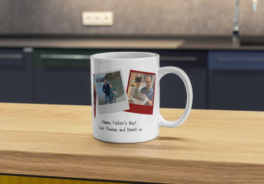Personalised custom photo mug for Dad