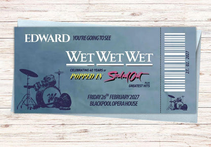 Wet Custom Concert Voucher| 2027 Tour