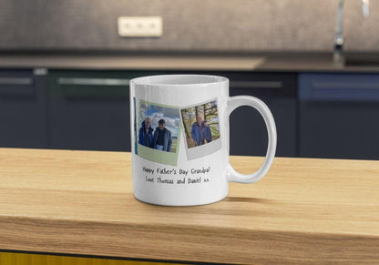 Personalised custom photo mug for Dad
